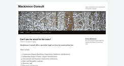 Desktop Screenshot of mackinnonconsult.com